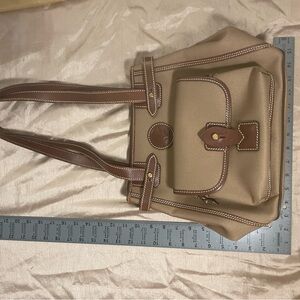 EUC Hunting World Tan and Brown Tote Bag